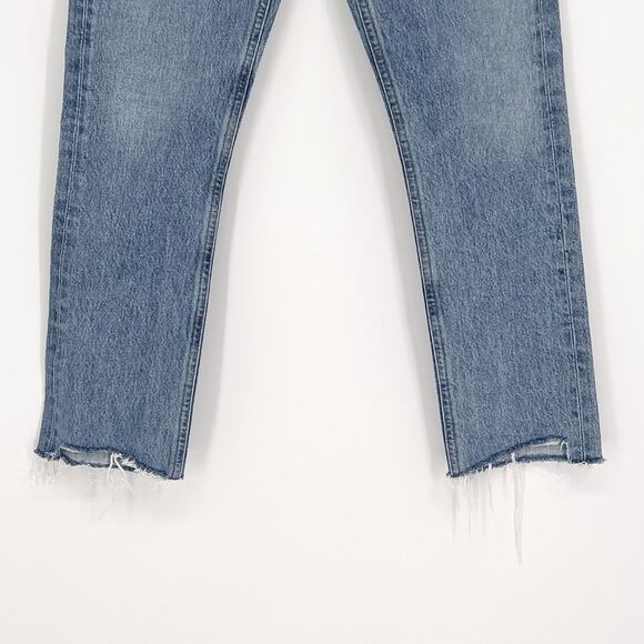 AGOLDE Riley High Rise Straight Crop Jeans Women’s 24 Zephyr Wash - Picture 3 of 6